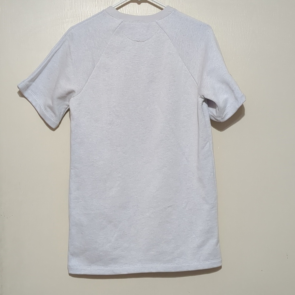 Nike loose fit grey short sleeve shirt with sleeve pocket Youth unisex Sz Large - Picture 4 of 11